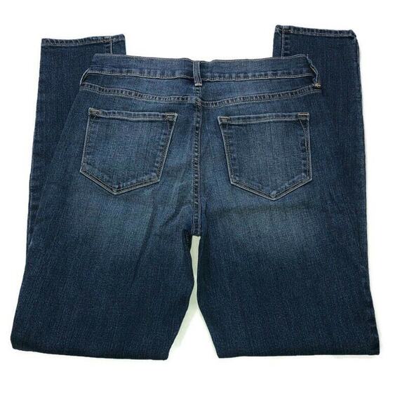 Old Navy Womens Jeans Curvy Mid Rise Skinny Denim Blue Jeans Sz 4 Short Med Wash - Picture 4 of 9